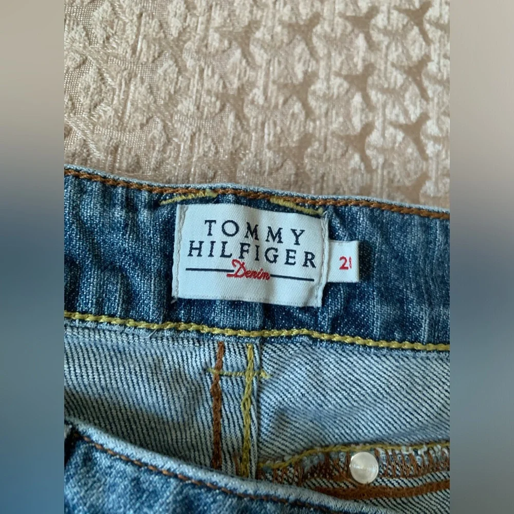 Tommy Hilfiger Red Label Denim Women low Rise jeans size 28 flare - Picture 7 of 10